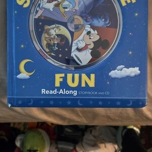 Disney CD Read-Along with Blue Polka Dot Design